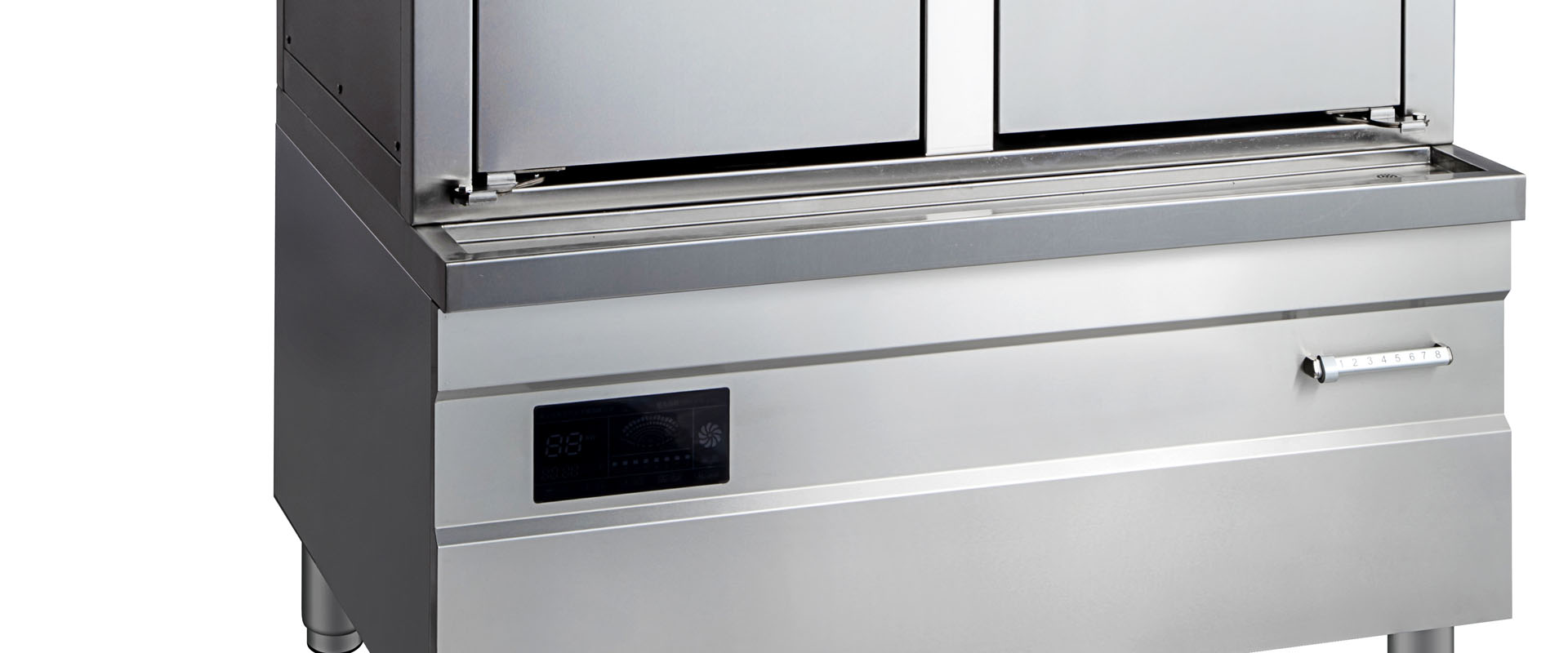 電（diàn）磁雙門24盆蒸（zhēng）飯櫃