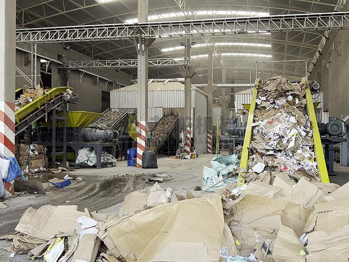 廢紙幹法製漿係統